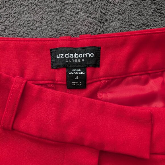 Liz Claiborne Emma Classic Pants, Size 4 - Picture 3 of 4